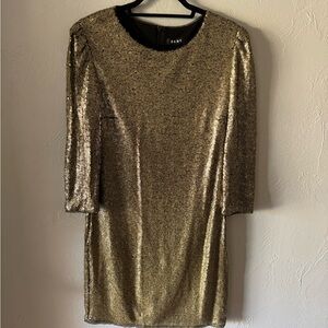 Gold DKNY Dress